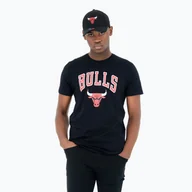Koszulki męskie - Koszulka męska New Era NOS NBA Regular Tee Chicago Bulls black - miniaturka - grafika 1