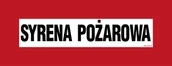 Systemy ekspozycyjne i znaki informacyjne - BC111 SYRENA POŻAROWA, KS - FOLIA PODŁOGOWA FOTOLUMINESCENCYJNA; (540X210MM) - miniaturka - grafika 1