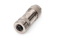 Kostki, złączki, wtyczki - Digitus CAT 6A, okablowanie polowe, gniazdo M12 z kodem X IP67 DN-936M12-J - miniaturka - grafika 1