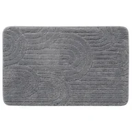 Dywaniki łazienkowe - Dywanik łazienkowy RIST 80 x 50 cm szary - miniaturka - grafika 1