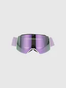Gogle narciarskie - 4F Gogle narciarskie z multibarwną powłoką dziewczęce - fioletowe MT - miniaturka - grafika 1