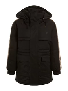 Kurtki damskie - Damska kurtka parka puchowa GUESS 4G PUFFER JACKET - grafika 1