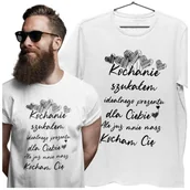 Walentynki - KOSZULKA NA WALENTYNKI PREZENT DLA CHŁOPAKA KOCHANIE SZUKAŁEM - miniaturka - grafika 1