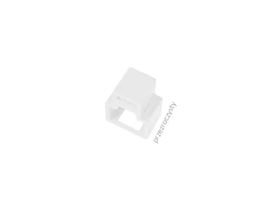 Blokada wtyku RJ45 przed nieautoryzowanym wypięciem, kolor przezroczysty (opakowanie 24 szt. + klucz) ALANTEC - Kable miedziane - miniaturka - grafika 1