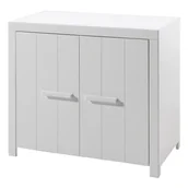 Komody dla dzieci - Biała szafka dziecięca z litego drewna sosnowego 100x87 cm ERIK – Vipack - miniaturka - grafika 1