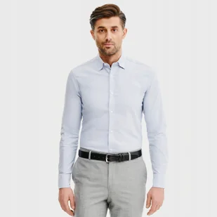 Jasnoniebieska koszula męska Slim Fit 100% Bawełna Pako Lorente roz. M - Koszule męskie - miniaturka - grafika 1