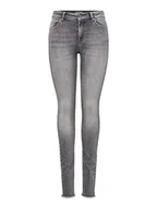 Spodnie damskie - Only Jeansy Damskie Skinny, Szare, 40W x 30L - miniaturka - grafika 1