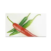 Deski do krojenia - Szklana deska do krojenia HOMEPRINT Papryczki chili 60x52 cm - miniaturka - grafika 1