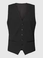 Kamizelki męskie - Kamizelka garniturowa z lamowanymi kieszeniami model ‘LIAM’ - miniaturka - grafika 1