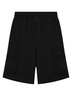 Spodenki damskie - United Colors Of Benetton Szorty sportowe 39DJC902N Czarny Regular Fit - miniaturka - grafika 1