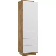 Szafy - Bieliźniarka 1D HYB-01 Hybrid MebloCross Dąb Artisan / Biały Połysk - miniaturka - grafika 1