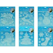 Ozdoby bożonarodzeniowe - Naklejki świąteczne na szybę 24 cm - miniaturka - grafika 1