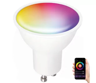 LED RGB Żarówka ściemnialna GU10/5W/230V 2700-6500K Wi-Fi Tuya - Żarówki LED - miniaturka - grafika 1
