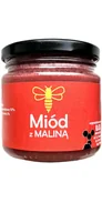 Miód - POLSKI miód z MALINĄ - 250 g - miniaturka - grafika 1