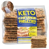 Chrupki - Pieczywo Chrupkie Keto bez cukru bez węglowodanów niskie Ig Błonnikowe - miniaturka - grafika 1