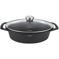 Brytfanny - Fl1 BRYTFANNA ALUMINIOWA CHEF OWALNA 39,5x28,5x12,3 7,3L 1II-BRY-OV/39,5/28 - miniaturka - grafika 1