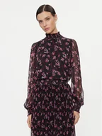 Bluzki damskie - Vila Bluzka 14090055 Czarny Regular Fit - miniaturka - grafika 1