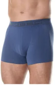 Majtki męskie - Bokserki męskie bawełniane classic Brubeck Comfort Cotton BX00501A niebieski - L - miniaturka - grafika 1