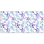 Podkładki na biurko - Duża mata na biurko Fioletowa roślinność 120x60 cm - miniaturka - grafika 1