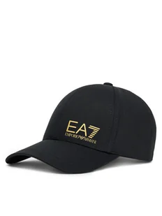 EA7 Emporio Armani Czapka z daszkiem 7X000005 AF11989 MC021 Czarny - Czapki męskie - miniaturka - grafika 1
