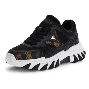Damskie Sneakersy GUESS NOWAH FLTNOWFAL12-BLKBR – Czarny - Sneakersy damskie - miniaturka - grafika 1