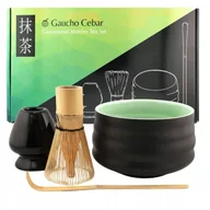 Herbata - Zestaw do matchy herbata matcha czarka miotełka podstawka łyżeczka - miniaturka - grafika 1