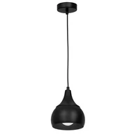 Lampy sufitowe - Luminex Aktan 3374 lampa wisząca zwis 1x60w E27 czarny - miniaturka - grafika 1