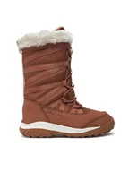 Buty dla dziewczynek - Reima Śniegowce Samojedi 5400034A Brązowy - miniaturka - grafika 1
