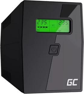 Green Cell Zasilacz awaryjny UPS Green Cell Micropower z wyświetlaczem LCD 600VA UPS01LCD - Zasilacze awaryjne UPS - miniaturka - grafika 1