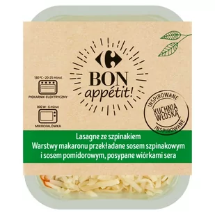 Carrefour Bon appétit! Lasagne ze szpinakiem 400 g - Szybkie dania obiadowe - miniaturka - grafika 1
