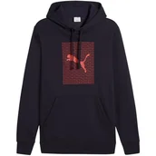 Bluzy męskie - Bluza męska Puma Ess Logo Lab Hoodie FL granatowa 684669 16 2XL - miniaturka - grafika 1