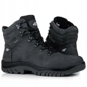 Buty trekkingowe męskie - Buty zimowe męskie 4F OBMH255 22S Wodoodporne - miniaturka - grafika 1