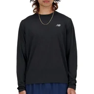 Koszulki męskie - Koszulka New Balance MT41256BK - czarna - miniaturka - grafika 1
