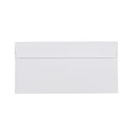 Koperty - Bong Koperta ozdobna DL 110x220 HK DELICATE biała 500szt. KOP.285 - miniaturka - grafika 1