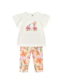Legginsy - Mayoral Komplet t-shirt i legginsy 1747 Kolorowy Regular Fit - miniaturka - grafika 1