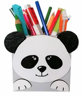 Przyborniki na biurko - Przybornik na kredki PANDA - miniaturka - grafika 1