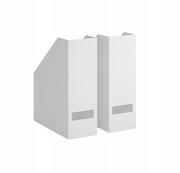 Segregatory - IKEA TJENA segregatory biurowe białe 2szt zestaw - miniaturka - grafika 1