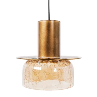 Zwieszana lampa sypialniana SIGNATURE P0601 Maxlight LED 8W 3000K mosiądz przezroczysty - Lampy sufitowe - miniaturka - grafika 1