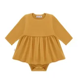 Body dla niemowląt - Ewa Collection, Body z sukienką dziewczęce, rozmiar 80 - miniaturka - grafika 1