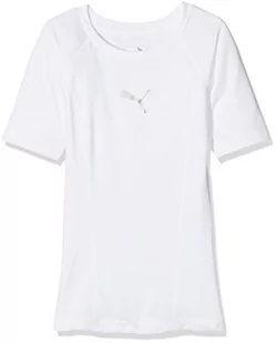 Puma LIGA Baselayer Tee SS Jr koszulka męska biały Puma bia?y 164 - Koszulki męskie - miniaturka - grafika 1