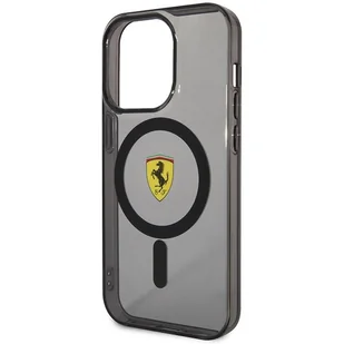 Ferrari FEHMP14XURKK iPhone 14 Pro Max 6.7" czarny/black hardcase Translucent Magsafe - Etui i futerały do telefonów - miniaturka - grafika 6
