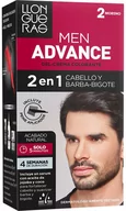 Farby do włosów i szampony koloryzujące - Farba kremowa z utleniaczem do włosów Llongueras MEN ADVANCE 2-negro 125 ml (8007376054189) - miniaturka - grafika 1