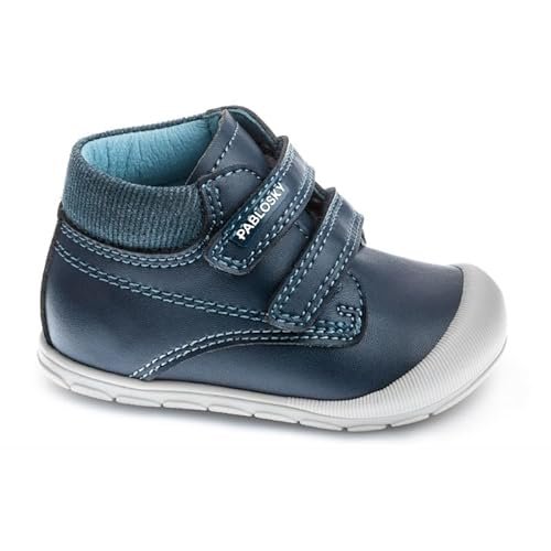 Pablosky Leader-tech dziecięce buty dziecięce z zapięciem na zatrzask, Niebieski, 20 EU Ancho