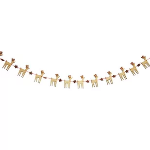 MERI MERI - Girlanda świąteczna - Renifery - Ozdoby bożonarodzeniowe - miniaturka - grafika 1