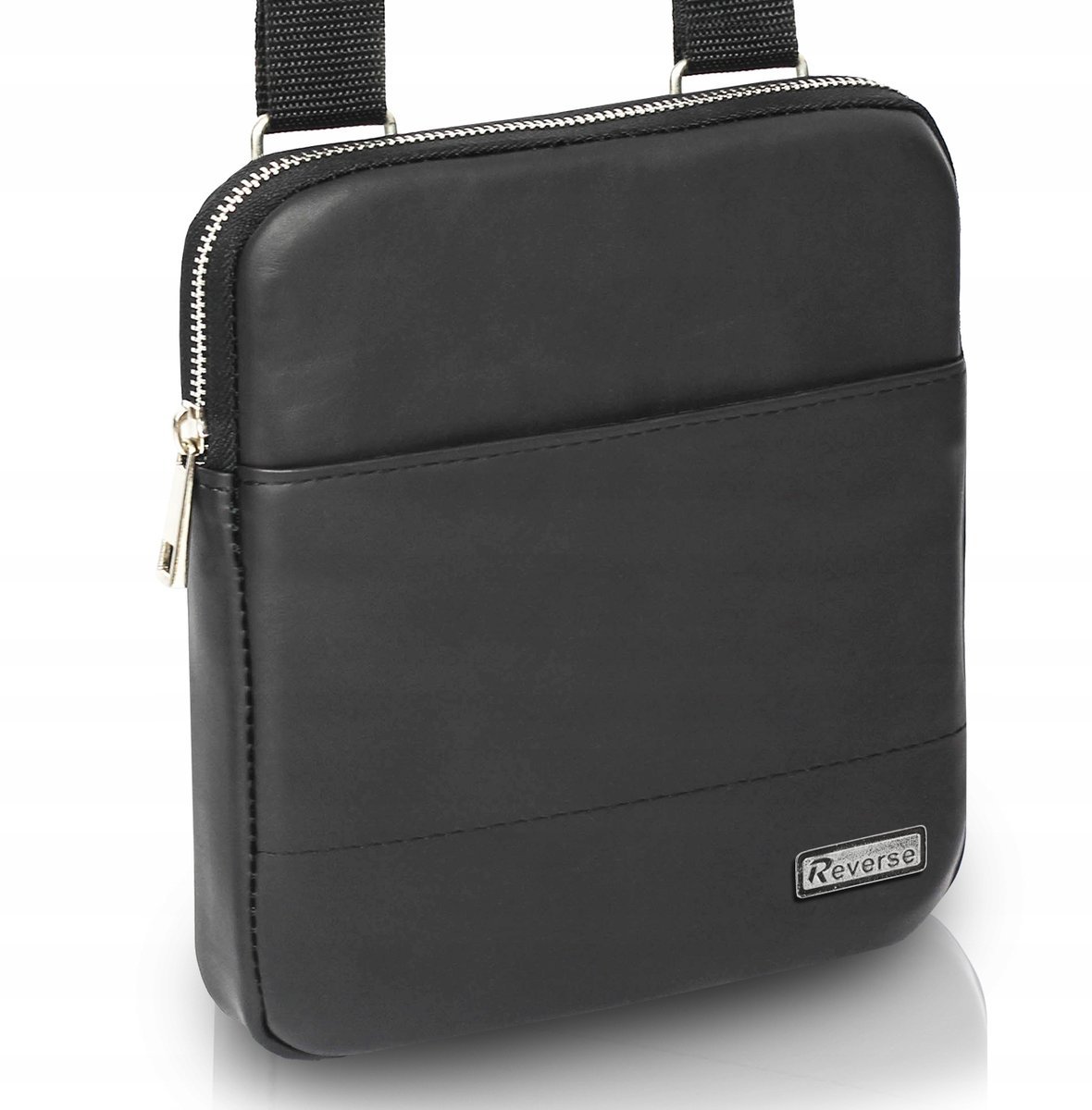 Listonoszka SKÓRZANA torba męska na ramię SASZETKA