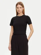 Koszulki i topy damskie - Guess T-Shirt 5RGI02 6298A Czarny Regular Fit - miniaturka - grafika 1