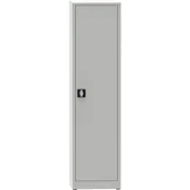 Pozostałe wyposażenie warsztatu - PARTNER B2B Warsztatowa szafa półkowa na narzędzia KOVONA, 4 półki, spawana, 508 x 400 x 1950 mm, szara 178621 - miniaturka - grafika 1