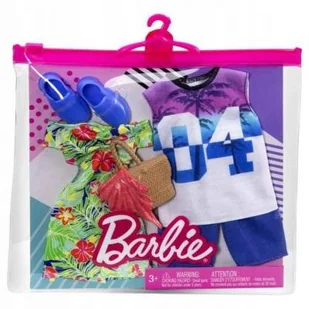 Barbie zestaw ubranek dla Kena i Barbie - Lalki dla dziewczynek - miniaturka - grafika 1