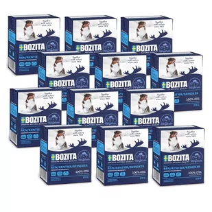 BOZITA Dog: Renifer w galarecie 12x370g - Mokra karma dla psów - miniaturka - grafika 1