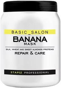 Stapiz Professional Banana Mask maska do włosów 1000ml - Maski do włosów - miniaturka - grafika 1